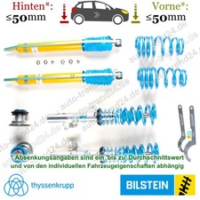 B16 Fahrwerk 30-50mm Tieferlegung u.a.: Mazda 3 Stufenheck BK Bj. 2003-2009