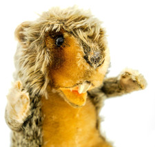 50's Original Steiff "Nagy" Beaver 10" Vtg - Swivel Head - Plush Stuffed NICE