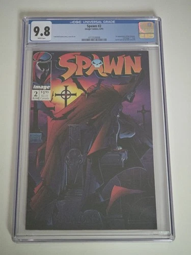Spawn #2 1992 1st Appearance of Clown aka Violator Todd McFarlane CGC 9.8 GRADED