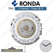 Genuine Ronda 704 Watch Movement Swiss Parts Multiple Variations