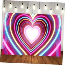 7x5ft Valentine's Day Photography Backdrop Love Heart Backdrop Mother's Day