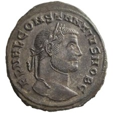 Constantius I Follis GENIO POPVLI ROMANI - Siscia Mint Roman Empire Coin 5P