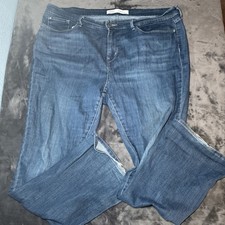 Signature by Levi Strauss Jeans Women's Dark Blue 20M Mid Rise Bootcut Stretch