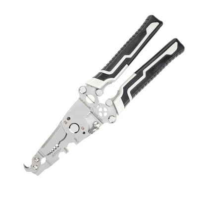 1PC 18 in 1 Multifunctional Foldable Wire Stripper Crimper Cable Cutter Pliers