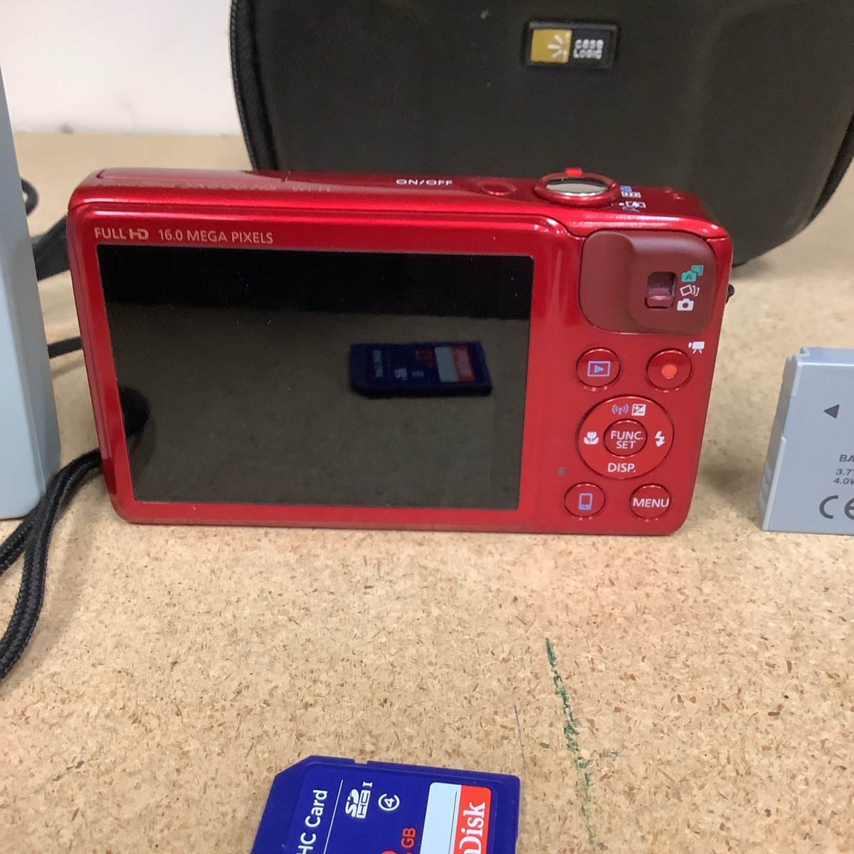 Canon PowerShot SX600 HS 16.0MP Digital Camera - Red for