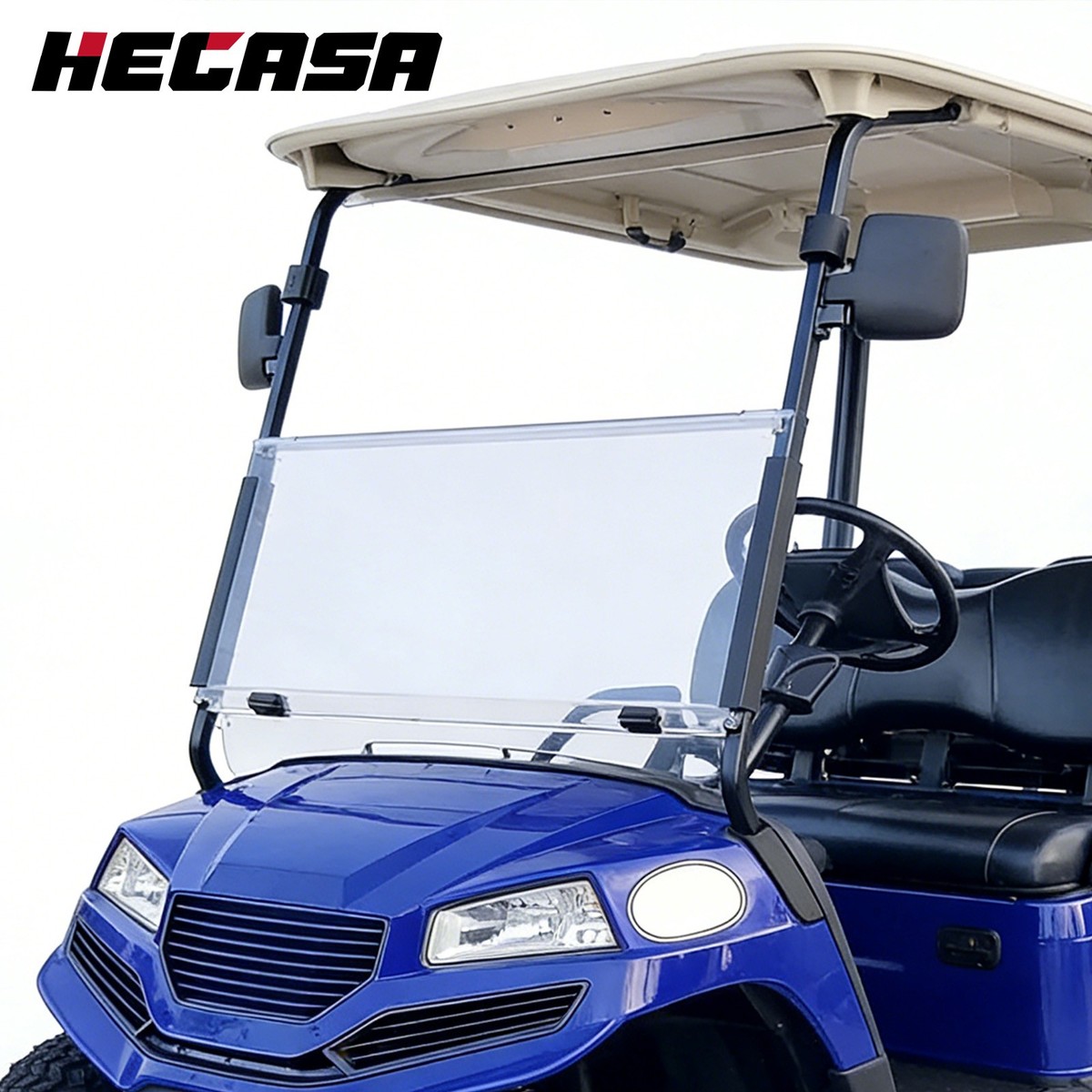 For Yamaha G29 Drive 2007-2016 Clear Folding Golf Cart Windshield
