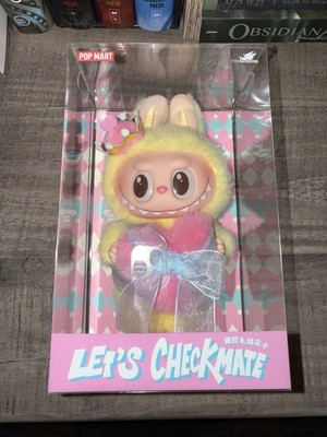 Authentic Pop Mart Labubu Monsters Lets Checkmate Queen Plush Hanging Card