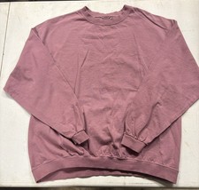 Vintage Women  s Lee Premium Jersey Lightweight Crew neck Sweatshirt XL Mauve