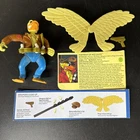 VINTAGE 1989 TMNT ACE DUCK NEAR COMPLETE  BOMBS BELT FILE CARD
