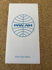 PAN AM First Class Menu