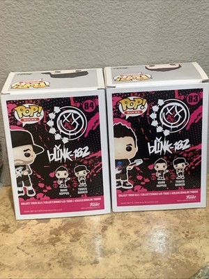 FUNKO POP ROCKS 83 84 BLINK 182 MARK HOPPUS TRAVIS BARKER FIGURE
