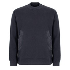 Ten C Crew Sweatshirt Felpa Girocollo Black