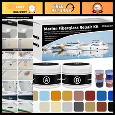 Fiberglass Boat Repair Kit - Gel Coat Repair For Boats Color Match Easy Use