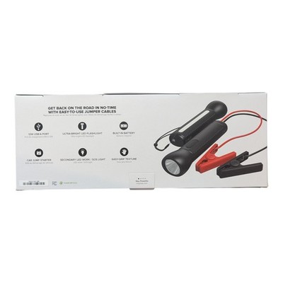 BB. Mophie Powerstation GO Rugged Flashlight W Jumper Cables