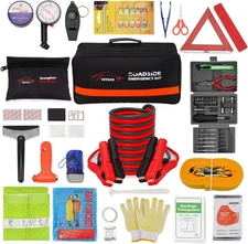 Roadside Emergency Car Kit with Jumper Cables