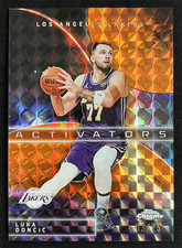 2025-26 Topps Chrome Update Luka Doncic Activators Orange Refractor /25