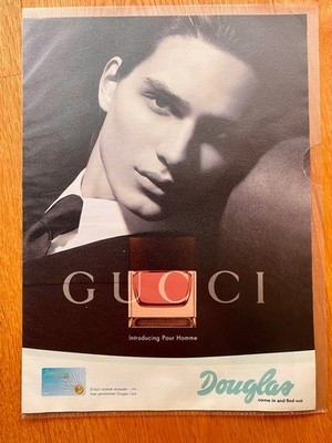 Gucci Pour Homme Douglas Come in and find out 2003 Vintage Ad Werbung Reklame
