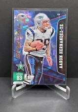Panini Adrenalyn XL Aaron Hernandez Blue Cracked Ice SSP New England Patriots