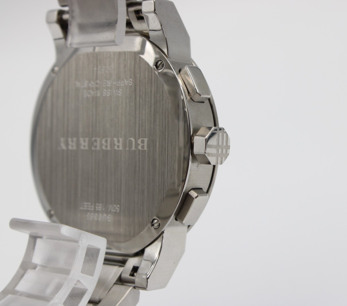 BURBERRY 42mm Blue Dial Stainless Steel Men's Watch The City