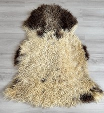  100 Natural Sheepskin Rug,sheepskin Pelt,Natural Color,beige,camel