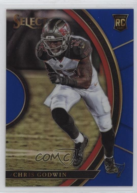 2017 Panini Select Concourse Blue Prizm 11/149 Chris Godwin #96 Rookie RC 1m0p