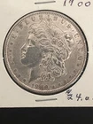1900 Silver Morgan Dollar 90% Silver US Coin