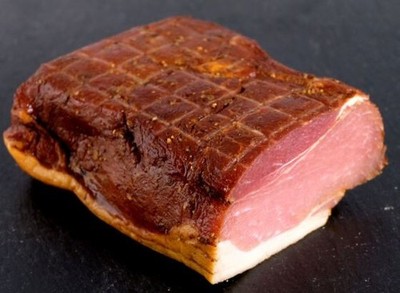 Schinkenspeck hellgeräuchert Rohschinken 0,620 kg Frühstücksschinken