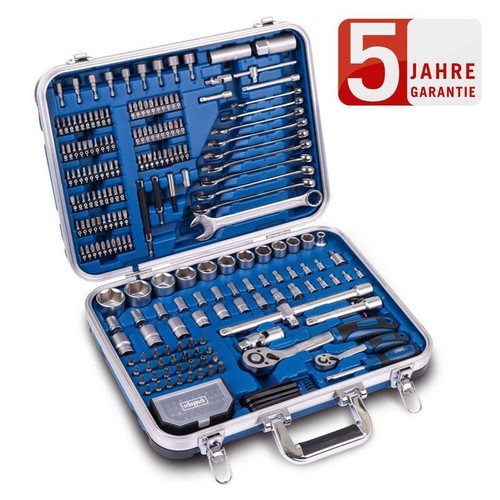 Scheppach Werkzeugkoffer TB235 233-tlg. Steckschlüssel Satz Bits Stecknüsse