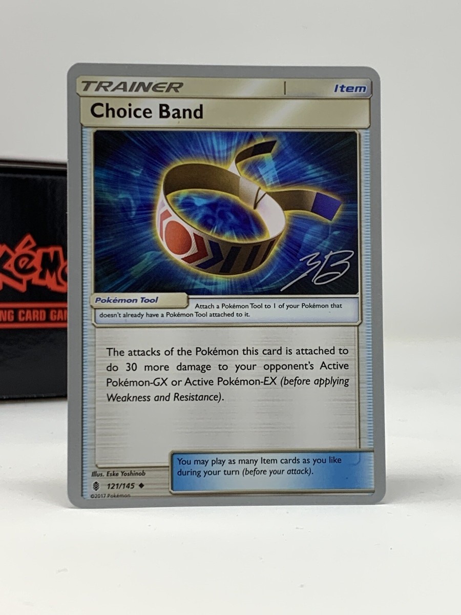Choice Band Signed 2017 Pokemon 121/145 World Championships | eBay
