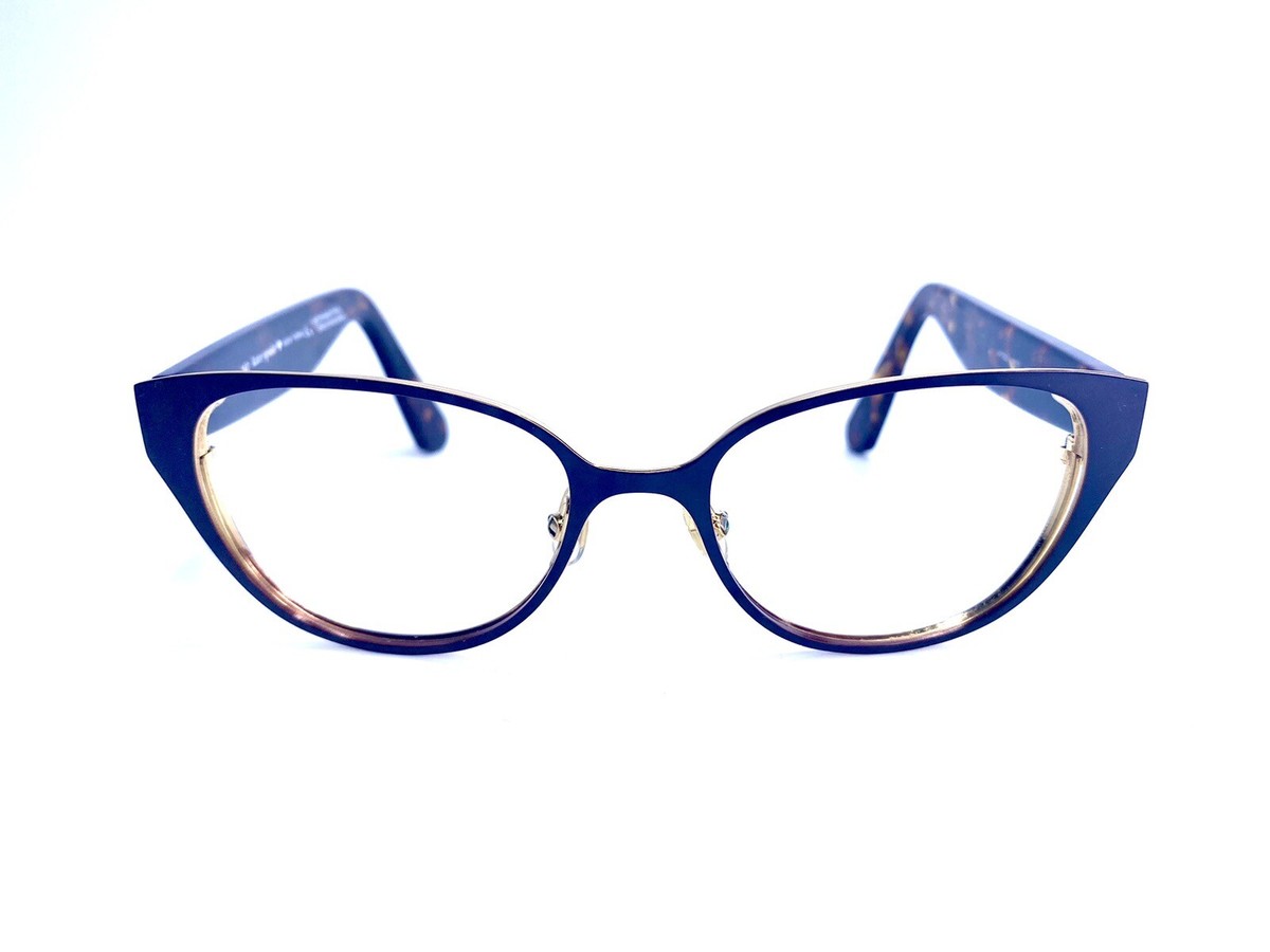 Kate Spade Eyeglasses Cats Eye Brown Gold Tortoise Temples  display picture 1