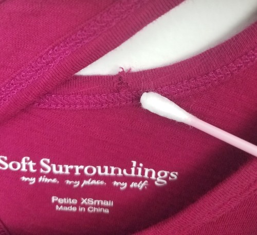 Vestido Soft Surroundings Petite XS Rosa Alto Bajo Midi Tanque Entrecruzado Espalda Defecto - Imagen 8 de 8