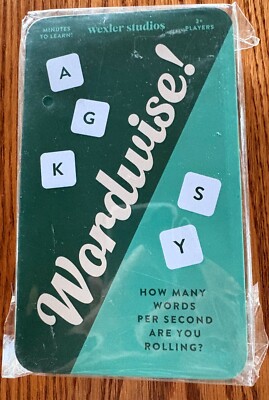 Wordwise Letter Dice Game BRAND NEW SEALED Wexler Studios