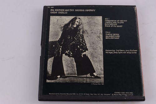 Big Brother Holding Company Joplin Cheap Thrills 4TR 3-3/4IPS Reel-To-Reel Tape - Imagen 5 de 7