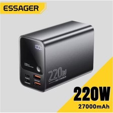 Essager 27000mAh 220W PD QC3.0 Fast charging Large battery capacity Power Bank