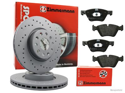 Zimmermann Bremsenset vorne Sport Bremsscheiben + Bremsbeläge BMW F10 F11 F13