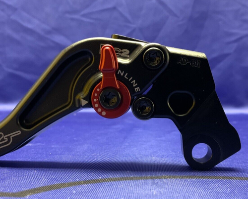 CRG RC2 Clutch Lever Black & Red Monster 821 2013-2014 2AD-611-H-B - Picture 12 of 19