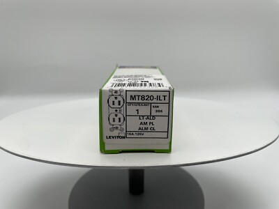 LEVITON MT820-ILW LEV-LOK 15-AMP 2P 3W HOSPITAL GRADE LIGHT ALMOND RECEPTACLE