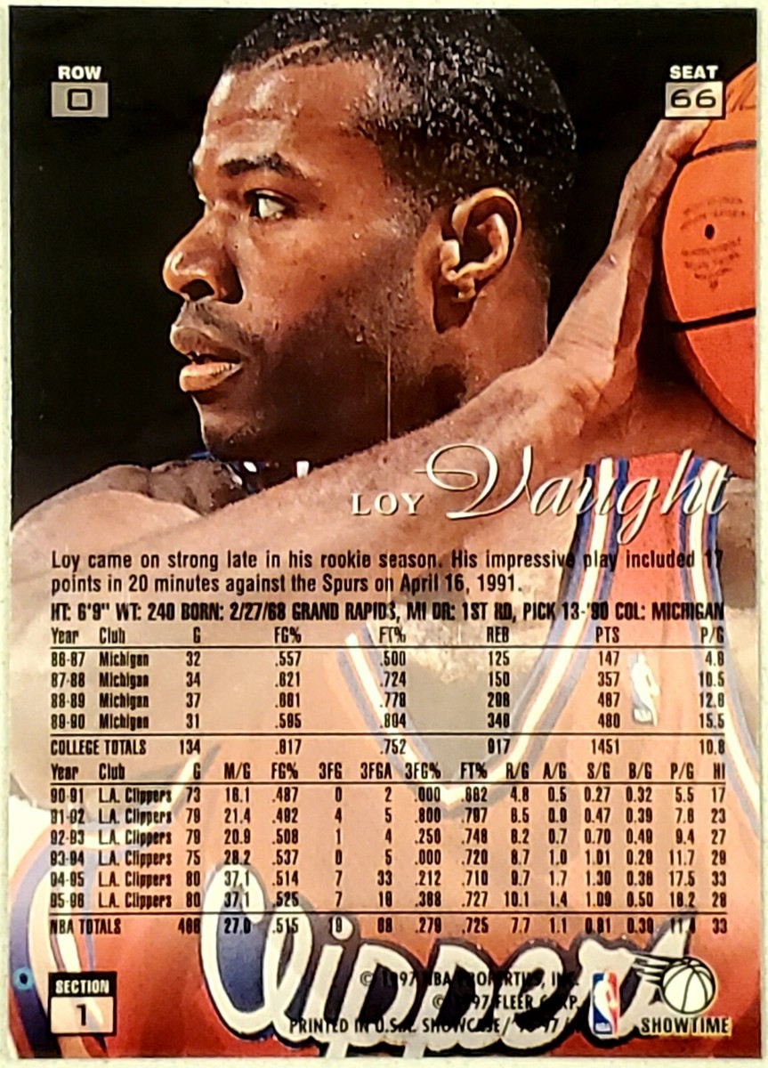 1996-97 Flair Showcase Basketball Row 0 - Pick Your Card 1996-97 Flair Showcase Basketball Row 0 - Pick Your Card