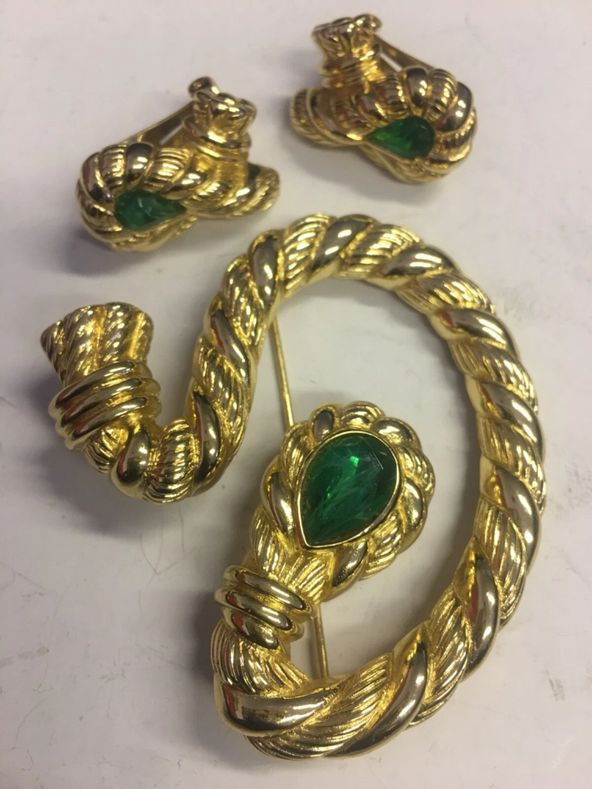 Lot bijoux serpent Christian Dior vintage, rare ensemble Dior