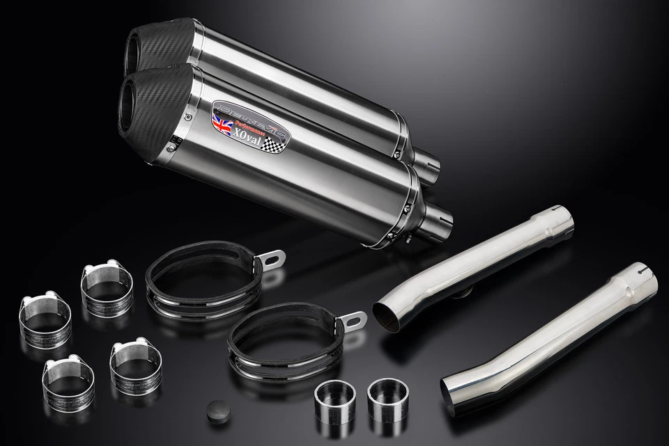 Kit silenciador escape acero inoxidable X-Oval 13,5" Honda CBR1100XX Blackbird 1996-2009 Foto 4 de 4