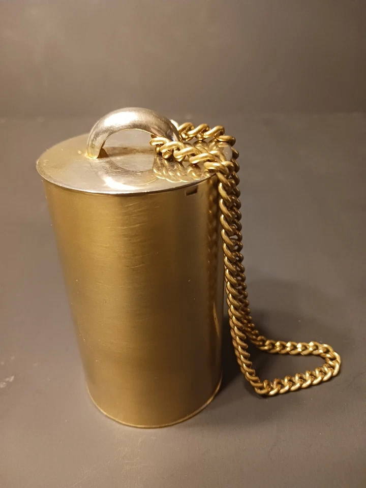 ULTRA RARE, Kanette Brass Compact / Purse Combo By Buchner Circa 1920s - Image 2 of 4