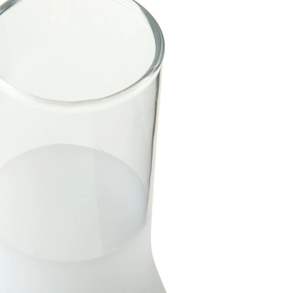 10" Frosted Glass Chimney Hurricane Oil Lamp Shade Replacement Globe 3" Fitter - Image 3 of 4