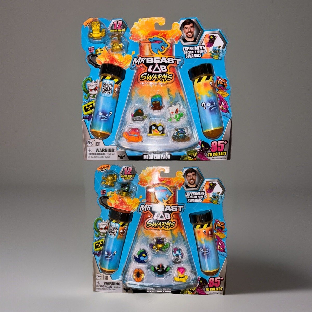 MrBeast Lab Swarms 実験キット 激レア　廃盤　海外限定 MrBeast Lab Swarms Test Tube Mystery Box 12 Packs Moose Toys