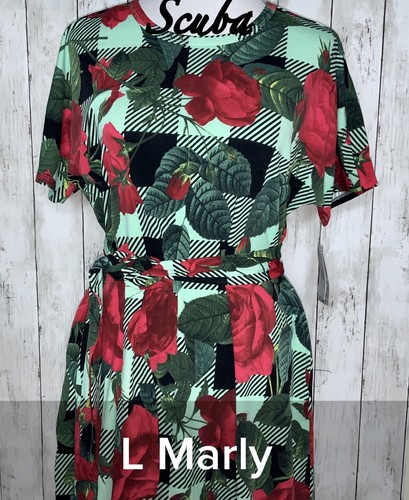 LuLaRoe~NWT~Marly Tie Dress~L~ Large 