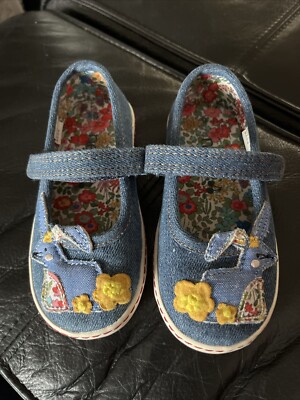 Next Denim Shoes Girl Toddler Size UK