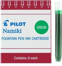  Namiki Green  Fountain Pen Ink Cartridges New  In Box 