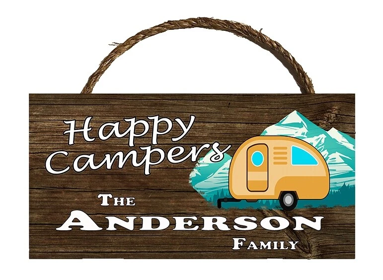 Wooden Rectangle Contemporary Home Décor Plaques & Signs