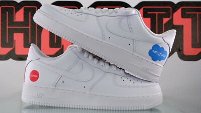 NEW Nike Air Force 1 Low Jeff Staple Conga Salesforce Event Size 10 Triple White