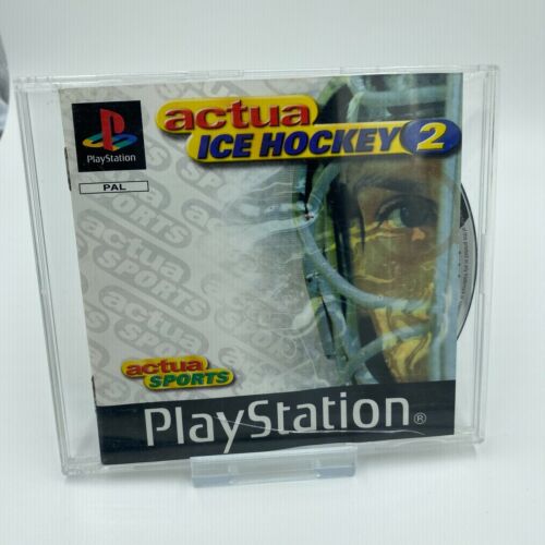 Actua Ice Hockey 2 Sony PlayStation 1 PS1 PAL Version Promo Rare - Photo 1/2