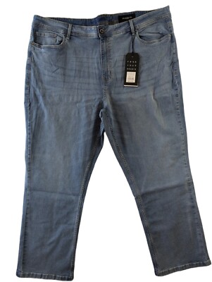 F#%K YOUR KHAKIS 46x30 Mens The Perfect Jean Athletic Fit Jocker LT Blue NWT
